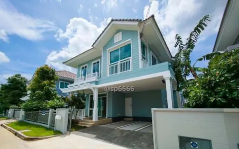 ขายบ้านเดี่ยว 2 ชั้น บุราสิริ ปัญญาอินทรา สไตล์อังกฤษพร้อม Clubhouse หรู ริมทะเลสาบ บ้านสภาพนางฟ้า สวยพร้อมอยู่