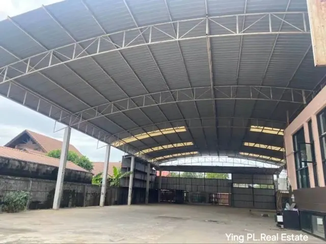 ให้เช่าโกดังพร้อมออฟฟิศ ลำลูกกา คลอง 4 ใกล้มอเตอร์เวย์ เข้า-ออกได้หลายเส้นทาง รถใหญ่เข้าได้