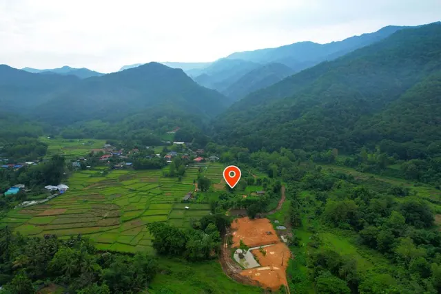 ขายที่ดินปัวที่สวยมาก ชิดภูเขา วิวสวย ศิลาเพชร อำเภอปัว น่าน
