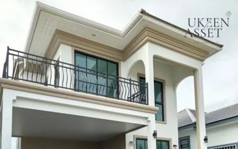 ขายบ้านเดี่ยวบนที่ดิน 50 ตร.ว เส้นริมอ่างเก็บน้ำหนองค้อ ศรีราชา ราคาเพียง 4.19 ล้านบาท