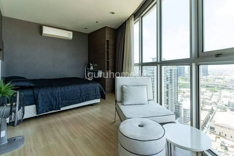 ให้เช่าห้องชุด คอนโด สกายวอล์ค Sky Walk Condominium ใกล้ BTSพระโขนง ขนาดห้อง 54 ตรม 1นอน ชั้น 27 เฟอร์ครบ พร้อมอยู่ - ghd000365R