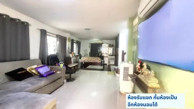 ขายถูกมากบ้านแฝด 2 ชั้น 36 วา ฟังก์ชั่นบ้านเดี่ยว  หมู่บ้านชวนชม พาร์ค ใกล้สถานีรถไฟฟ้าสีม่วง  และเซ็นทรัล เวสเกตต บางกรวย-ไทรน้อย นนทบุรี