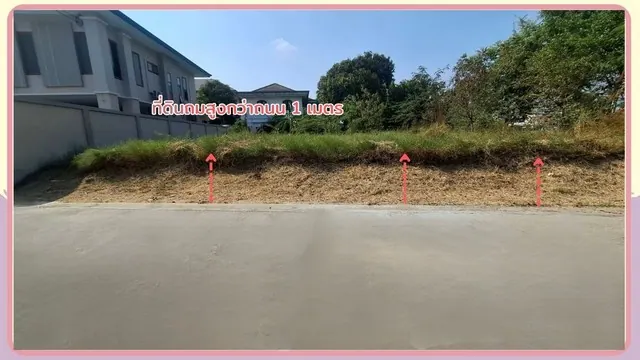 ขายที่ดินดอนเมือง 194 ตรว.ติดถนน 2 ด้าน ถมสูงกว่าถนน 1 เมตร   ติดถนนซอย 2 ด้าน ซ.เทิดราชัน 27แยก20 ดอนเมือง กรุงเทพ