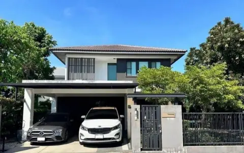 ให้เช่าบ้านเดี่ยว มัณฑนา บางนา กม.7 บ้านพร้อมอยู่ Fully furnished ใกล้โรงเรียนนานาชาติ ใกล้เมกะบางนา