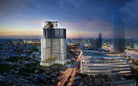 ขายดาวน์ คอนโดใหม่ Rhythm Charoennakorn Iconic ชั้นที่ 18 (เจ้าของขายเอง)