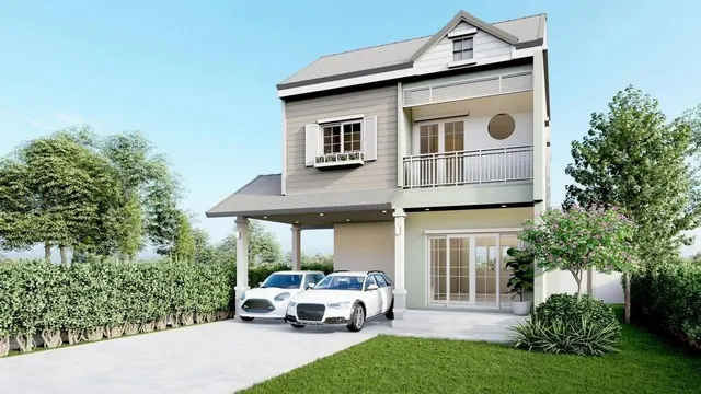 บ้านเดี่ยว 2 ชั้น สร้างใหม่ ทำเลทองย่านสันทราย อ.สันทราย จ.เชียงใหม่