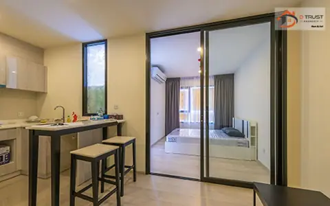 ให้เช่า คอนโด ไลฟ์ อโศก 35ตร.ม. ชั้น14 ทิศเหนือ เฟอร์ฯครบ
