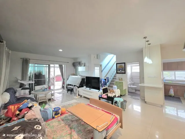 ขายบ้านเดี่ยวสองชั้น มัณฑนา รามอินทรา-วงแหวน (Manthana Ramintra-Wongwaen)ที่ดิน 83 ตร.วา หลังมุม พร้อมเรือนรับรอง