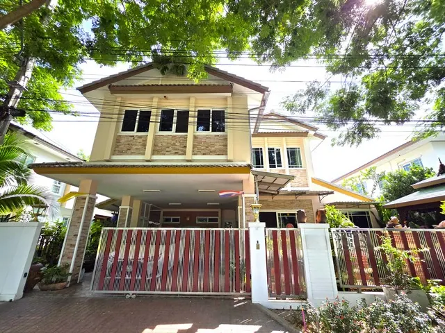 ขายบ้านเดี่ยวสองชั้น มัณฑนา รามอินทรา-วงแหวน (Manthana Ramintra-Wongwaen)ที่ดิน69ตร.ว. บ้านหน้าสวน ตกแต่งใหม่ทั้งหลัง