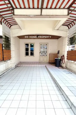 ขายหมู่บ้านลุมพินี บ้านกล้วยไทรน้อย ติดถนนกาญจนาภิเษก (DD001813)