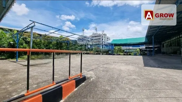 ขายโรงงานพื้นที่สีม่วง บางเสาธง ที่ดิน 2 ไร่ 3 ตร.ว. พื้นที่ใช้สอยรวม 1,296 ตร.ม.