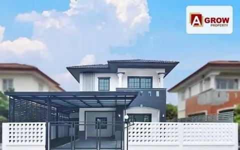 ม. ริชชี่วิลล์-บางบัวทอง บ้านรีโนเวทใหม่พร้อมอยู่ มีสระว่ายน้ำหน้าบ้าน ทำเลดี ถนนเมน เงียบสงบ จำนวนยูนิตน้อย ให้ความส่วนตัว