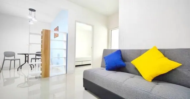ขายห้องชุด บ้านเอื้ออาทรปากเกร็ด วัดกู้ 1  ห้องสวยรีโนเวท แถมฟรีเฟอร์ฯ