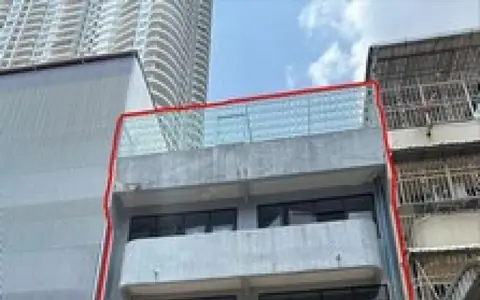 Two-unit four-storey commercial building for rent on Rama III Soi 56, 37.5 sq.wah and 150 sq.m.