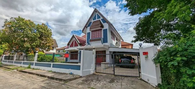 ให้เช่าบ้านเดี่ยว3ห้องนอน มีห้องแม่บ้าน เนื้อที่ 122 ตร.ว. ซอยสามัคคี63  ย่านประชาชื่น ปากเกร็ด
