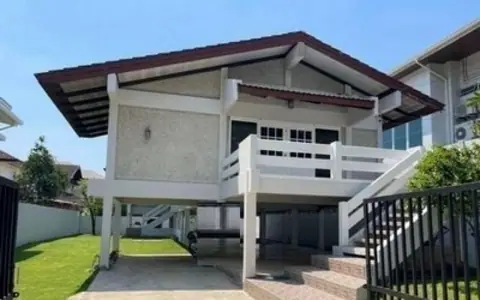 ให้เช่าบ้านเดี่ยวทึ่ดิน 120 ตร.ว. ปรับปรุงใหม่สไตลรีสอร์ท  โครงการ นวธานี เสรีไทย