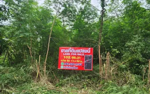 ที่ดิน - 102 ตรว.  1300000 BAHT. ราคาคุ้มสุดเวอร์