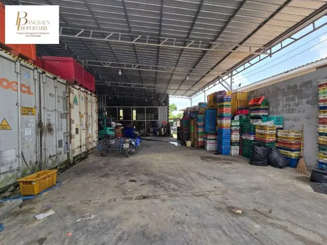 ขายโกดัง ร้านค้า และบ้าน คลองสาม ปทุมธานี ที่ดินรวม 600 ตร.ว.