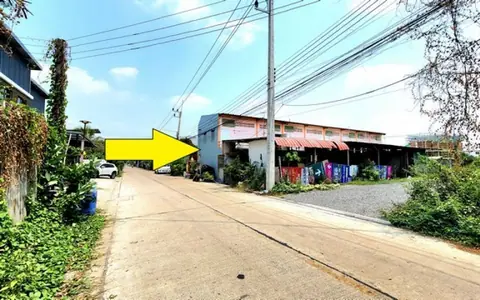 ขายที่ดินลำลูกกา-รังสิต คลอง4 ถนน ไสวประชาราษฏร์ 50 ตรว เหมาะทำโกดัง ออฟฟิศ ปลูกบ้าน ทำเลดี ใกล้แหล่งชุมชน
