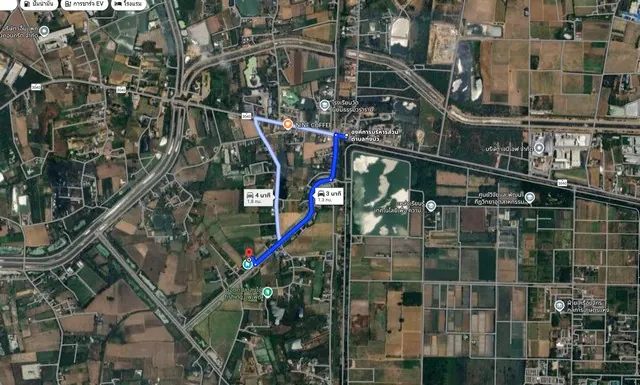 ที่ดินติดคลองชลประทาน ใกล้ CJ, 7-11, ม.เกษตร แค่ 890,000 บาท