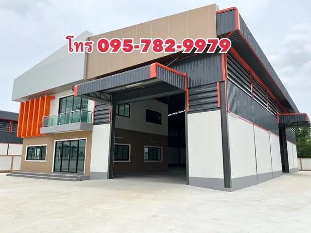 ขายโรงงานใหม่ โรงงานสำเร็จรูป  พร้อมออฟฟิศ 2 ชั้น และ โกดัง ใกล้มหาชัยเมืองใหม่ 10 นาที ต.โคกขาม จ. สมุทรสาคร
