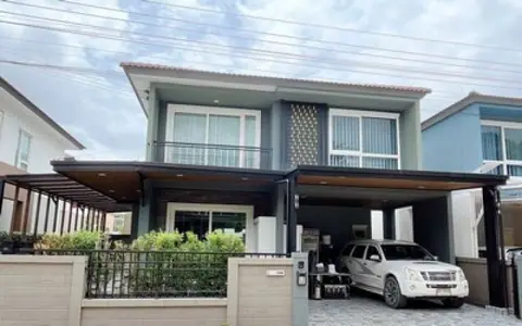 ขายบ้านเดี่ยวตกแต่งสวยมาก Build-in ทั้งหลัง ราคาสุดคุ้ม ติดถนนใหญ่ หมู่บ้านโกลเด้น นีโอ บางนา-กิ่งแก้ว (Gloden Neo Bangna -Kingkaew )