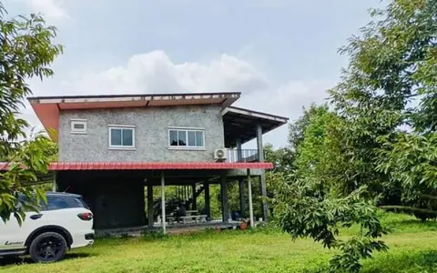ขายสวนทุเรียนให้ผลผลิตแล้วไร่ละ 1.29 ล้านพร้อมบ้านสวย10ไร่เขตนาตาขวัญบ้านแลง