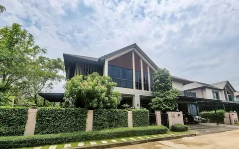 ขายบ้านเดี่ยวหมู่บ้านบางกอก บูเลอวาร์ด แจ้งวัฒนะ 2 เนื้อที่ 99 ตรว หลังริม ติดสวน บิวท์อินทั้งหลังเฟอร์นิเจอร์เครื่องใช้ไฟฟ้าครบ