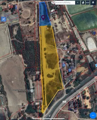 ขายที่ดิน 2 แปลง เมืองเพชรบุรี รวม 21 ไร่ 1 งาน 73 ตร.ว. ราคา 40.7 ล้านบาท
