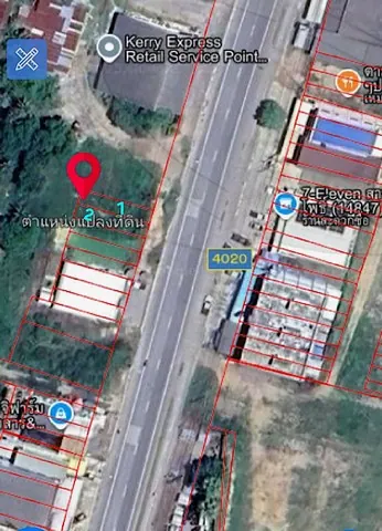 ด่วน! ขายที่ดินทำเลค้าขายปราณบุรี 47.2 ตร.ว. ตรงข้าม 7-Eleven ลุ่มโพธิ์ ติดถนน 4020 ราคาเดียว 1.6 ลบ. (ใกล้ รพ.ปราณบุรี)