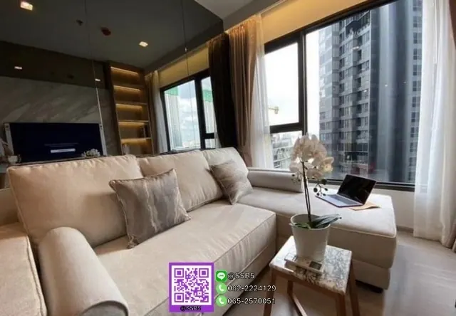 ให้เช่า คอนโด Life Asoke - Rama 9 ขนาด 37 ตรม. ชั้น 21 ตึก A ใกล้ MRT พระราม 9 และ Airport Link มักกะสัน