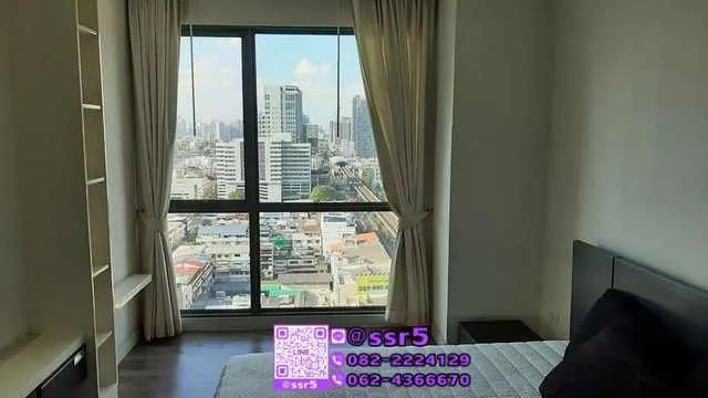 SP0056R ให้เช่า คอนโด The Room Sukhumvit 62 ขนาด 45 ตรม. ชั้น 19 ตึก A ใกล้รถไฟฟ้า BTS ปุณณวิถี