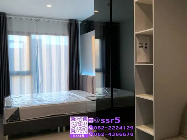 SP0055R ให้เช่า คอนโด Life Asoke Hype ห้องสตูดิโอ 26 ตรม. ชั้น 21 เพียง 300 เมตร จาก MRT พระราม 9