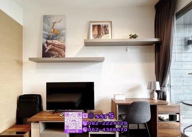 SP0064R ให้เช่า คอนโด The Lofts Ekkamai ห้อง Studio 33 ตรม. ชั้น 7 ใกล้รถไฟฟ้า BTS เอกมัย