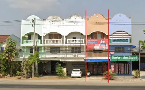 ขายด่วน ตึกแถว​ ต่ำกว่าราคาประเมิน ติดถนน ทำเลค้าขาย อ.ห้างฉัตร จ.ลำปาง