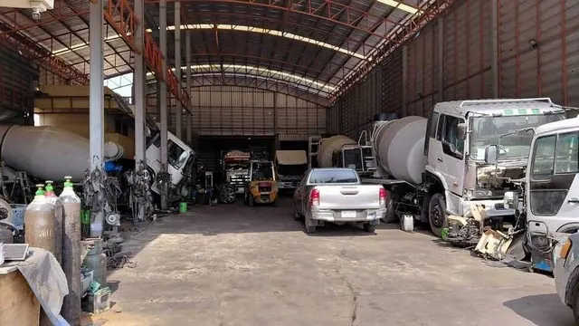 ให้เช่า โกดัง ติดถนนกิ่งแก้ว 1 ไร่ ผังส้ม  ติดถนนใหญ่กิ่งแก้ว - รถใหญ่ รถสิบล้อ เข้า-ออก สะดวก