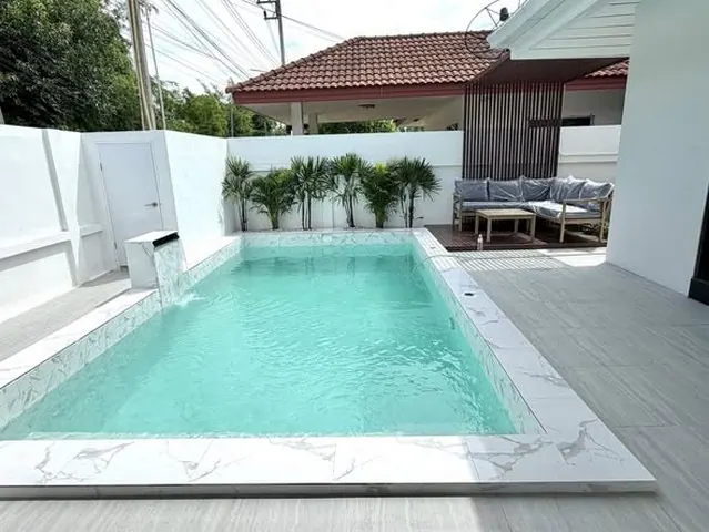 บ้านเดี่ยว Pool Villa ซอยสยามฯ  ใกล้ตลาดไร่วนาสินธุ์  ใกล้ทางขึ้นทางด่วน Motorway