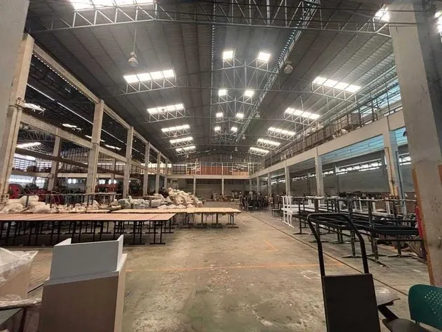 ขายโรงงานผลิตเฟอร์นิเจอร์ พร้อมใบอนุญาต รง.4 บนที่ดินขนาด 16 ไร่  อ.บ้านโพธิ์ จ.ฉะเชิงเทรา