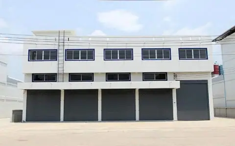 ขายโรงงานใหม่คุณภาพ พร้อมออฟฟิศ 2 ชั้น ใกล้บางนา ใกล้ทางด่วน บางเสาธง ทำเลดีเยี่ยมน้ำไม่ท่วม