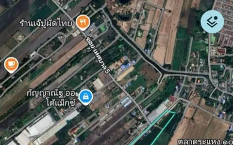 ขายที่ดินแปลงสวย 29-2-71 ไร่  ติดถนนใหญ่ ลาดหลุมแก้ว ปทุมธานี หน้ากว้าง 130 ม. ติด PTT  ใกล้ตลาดระแหง 100 ปี