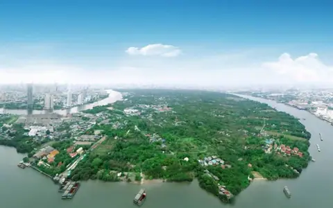 ขายที่ดินคุ้งบางกะเจ้า ใกล้สวนศรีนครเขื่อนขันธ์ เนื้อที่ 10-0-69 ไร่ เหมาะลงทุนระยะยาว