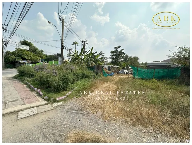 ขาย ที่ดินเปล่า พื้นที่ 2 ไร่ ราคาถูก ทำเลดีสุดๆ ติดถนนสุวินทวงศ์ ราคา 32 ล้านบาท