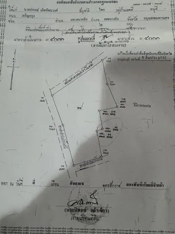 ที่ดินแปลงสวยในทำเลดีที่สุด พร้อมกรรมสิทธิ์100% รอการพัฒนาความเจริญ