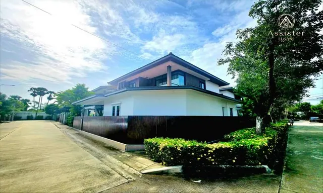 ขาย บ้านเดี่ยว หลังมุม มัณฑนา แจ้งวัฒนะ ราชพฤกษ์ 57.9 ตรว. (Manthana Chaengwattana Ratchapruek)  แปลงสวย ต่อเติมครบ พร้อมอยู่