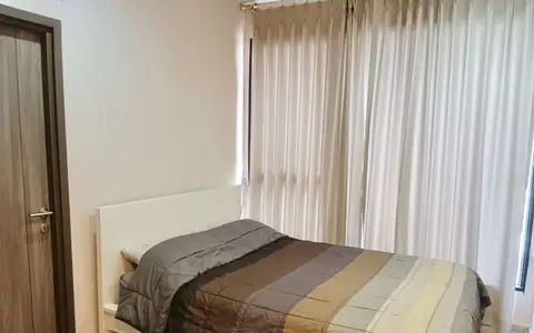 For Rent Ideo Mobi Asoke 1bed 1bath 33rd Floor size 35 sqm Fully Furnished and closed to MRT Petchburi