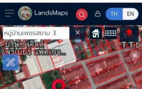 ที่ดิน 3ไร่ ถมแล้วทั้งแปลง ซอยบางบอน3 ซอย14 ถนนบางบอน3