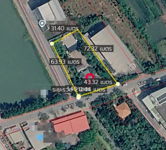 พื้นที่ดิน - ขนาด = 1 ไร่ 2 NGAN 41 ตาราง-วา  18000000 บาท ราคาดี ติดถนน ทำธุรกิจได้