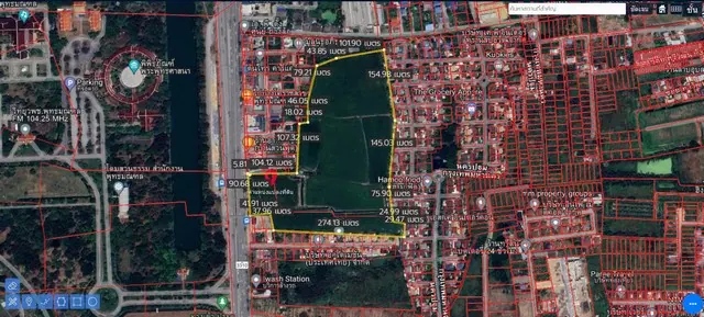 ขายที่ดินติดถนนพุทธมณฑล ศาลายา 51 ไร่ 3 งาน 93 ตร.ว. ราคารวม 883.7025 ล้านบาท