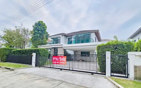 ขายบ้านเดี่ยว The Grand บางนา-วงแหวน หน้าบ้านวิวสวนร่มรื่น เป็นบ้านใหม่ไม่เคยเข้าอยู่