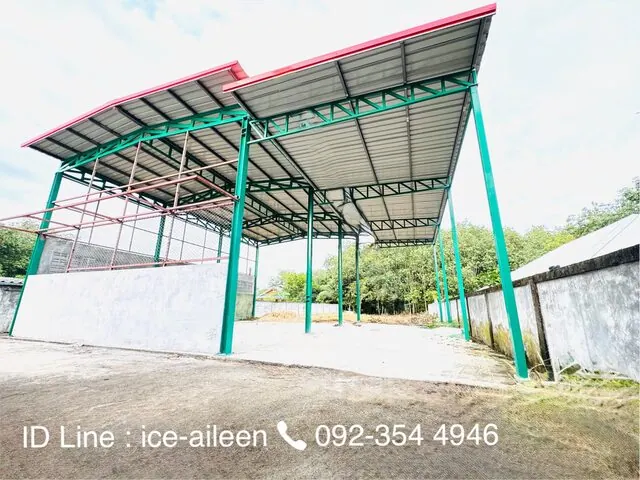 ขายด่วน ! โรงงานที่ยังสร้างไม่เสร็จ สามารถสร้างต่อได้เลย มีใบอนุญาตก่อสร้าง ต.มาบข่า อ.นิคมพัฒนา ระยอง